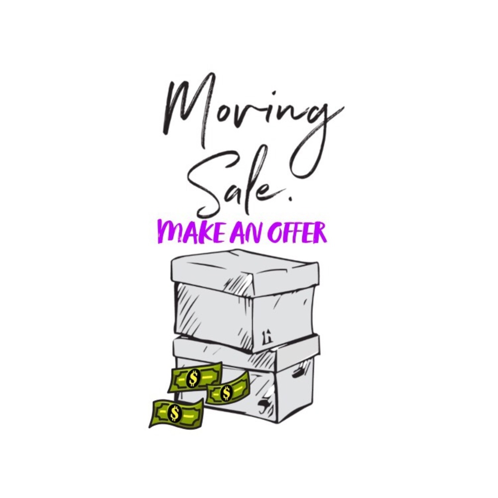 •• MOVING SALE ••